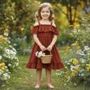 Toddler Baby Girls Dress Spring Summer Dresses Toddler Party Princess Dress Size 12-18M