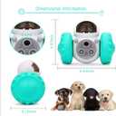 GRETEGO G&GO Dog/Cat Interactive Slow Feeder Puzzle Toy, Cognitive Dog Toys, Dog Treat Dispenser Toy, Interactive PetsToys for Indoor, Treat Dispensing Dog Toys, Slow Eating Dog Bowl (Blue)