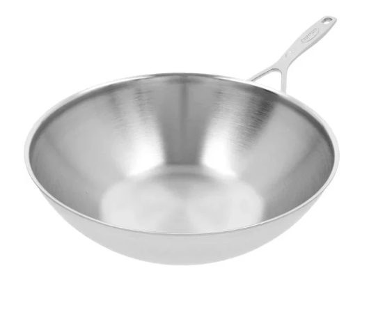 Demeyere Industry 5 Collection 30 cm / 11.8" 18/10 Stainless Wok