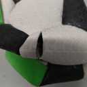 Hyper Pet Grab Tabs Dog Soccer Ball with Straps (7.5") Indoor or Outdoor; Interactive Durable Fetch Ball with Tug Toy for All Dog Breeds