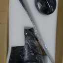 Depuley Black Ceiling Fan with Lights: 42-Inch Flush Mount Fan with Light and Remote - Low Profile Ceiling Fans Reversible Quiet DC Motor for Bedroom Living Room Indoor Outdoor