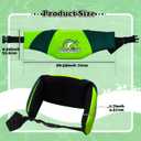 Swim Belt,Flotation Belt for Adults,Aqua Jogging Belt with Zippered Pocket and Adjustable Buckle,3-Section EPE Water Aerobics Belt for Swimming Training Pool Water Exercise