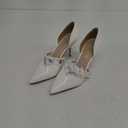 DREAM PAIRS Women's Closed Toe High Heels Stiletto Pointed Toe Strappy Pearl Elegant D'Orsay Dress Wedding Party Pumps Shoes, Size: 8.5