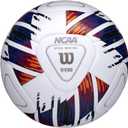 WILSON NCAA Vivido Soccer Ball - Size 5, White/Purple/Orange