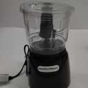 Hamilton Beach Electric Vegetable Chopper & Mini Food Processor, 3-Cup, 350 Watts, for Dicing, Mincing, and Puree, Black (72850)