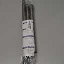 Tension Rods for Windows 28 to 48 Inch Silver Tension Curtain Rod Spring Rods No Drilling Pressure Tension Rods Adjustable Curtain Rods Expandable for Closet, Doorway (Grey.)