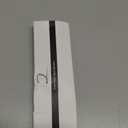 Mosonio Compatible for Apple Watch Band 42mm with Screen Protector Case Women, Jewelry Metal Chain with 2P Bling Cover for iWatch Series 11 10(Silver Link with Black Leather)