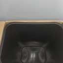 Amazon Basics Trash Can, Rectangular Commercial Office Wastebasket, 10 Gallon (Pack Of 1), 15.5"L x 11.5"W x 19.75"H, Black