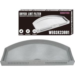 WE03X23881, WE03X23881 Dryer Lint Filter for GE Dryer Lint Screen Replacement Dryer Lint Catcher for GE Hotpoint Dryer Lint Screen Dryer Lint Filter Replacement Dryer Filter Clothes Dryer Replacement
