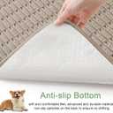 Washable Pee Pads for Dogs, Reusable Puppy Pads Dog Pads, Non-Slip Dog Pee Pads, Leakproof Pet Pee Pads Wee Wee Pads for Dogs. (Brown, 60"x82"(Pack of 1))