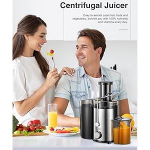 3.4''Large Feed Chute Centrifugal Juicer Plus