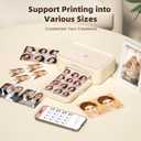 HPRT CP4100 Photo Printer - Plus 4x6 Bluetooth Instant Picture Printer with 20 Sheets & Ribbon - Wi-Fi, Premium Dye Sublimation - 300 DPI Display Resolution - Editing App for Fun, Creative Photos