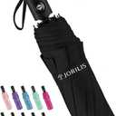 Jorilis Compact Umbrella for Travel - Automatic Umbrellas for Rain & Sun Protection, Small Portable UV Umbrella for Car, Backpack, Walking, Folding Windproof Umbrellas for Kids, Women