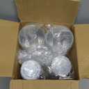 20 oz 100 Pack Clear Plastic Cups with Lids, Sturdy Iced Coffee Cups with Sip Lids, Disposable Food Safe Smoothie Cup for Cold Drinks, Juice, Milkshake