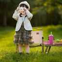 14oz Cup Carrier Bag with Strap, Pouch Bag Compatible with Stanley CUP 14oz, Durable and Portable Cup Holder for Kids, Adjustable Travel Carrying Bag(Black) (1Pack)