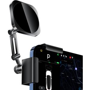 All-Metal Phone Holder for Tesla Model 3/Y and Cybertruck, Car Dash Phone Holder, Accessories Magsafe Car Mount Magnetic Phone Mount Strongest Magnet Power Compatible with Tesla Model Accessories