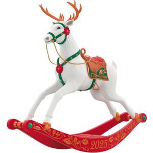 Hallmark Keepsake Christmas Ornament 2025, Rocking Reindeer 2025, Gifts for Keepsake Fans