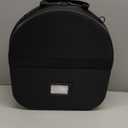 Hat Box for Cowboy Travel Extra Large, Waterproof Hard Hat Travel Case Storage Can for Fedora Panama Tweed Cap Hat Holder Organizer Carrier with Adjustable Carry Strap, Mens Western Gift, Large Black