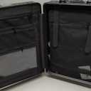 All Aluminum Carry On Luggage 22x14x9 Airline Approved Hard Shell Carry On Luggage, Zipperless Luggage Aluminum Suitcase Luggage (Black, 20inch)