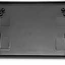HECASA Front Bumper License Plate Bracket Compatible with 2015-2017 Ford F150 Replacement for FO1068165 FL3Z17A385A, License Plate Frame Mounting Holder Cover Textured Black Plastic