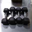 CAP Barbell Coated Dumbbell Weight | Multiple Options Pairs & Sets (50 lb - Set (10 lb x 2 & 15 lb x 2))