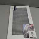 HVAC Premium 8" x 16" or 16" x 8" Cube Core Eggcrate Return Air Grille - Aluminum Rust Proof - HVAC Vent Duct Cover - White [Outer Dimensions: 9.75 X 17.75]