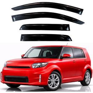 KPY Rain Guards Fit for 2008-2015 Scion xB, Out-Channel Window Visors Vent Wind Deflectors 4PC, Car Accessories for 08-15 Scion xB
