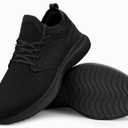 Abboos Womens Walking Shoes Lightweight Breathable Slip on Sneakers Athletic Gym Tennis Running Shoes, Size 36