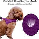 Plutus Pet No Pull Dog Harness with Breathable Mesh Padded, Adjustable Reflective Escape Proof Dog Harness, Quick Fit Dog Vest Harness for Dogs (L, Purple)