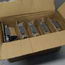 VERONES 10 Pack Glass Meal Prep Containers, Airtight Glass Lunch Containers, Stackable Glass Food Storage Containers Set with Lids,Exclusive of BPA,for Microwave, Oven, Freezer & Dishwasher,Grey