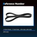 AUCERAMIC Serpentine Drive Belt Fit for Nissan Altima 2013-2018, Rogue 2014-2020, DOHC L4 2.5L, Gas Only, 152 Cubic Inch, Replace# 117203TA0A, 6PK1430, 6PK1429, 6PK1428, 11720-3TA0A