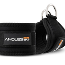 A90 Ankle Straps - Skin Friendly and Cushioned Gym Cuffs for Leg and core Exercises, Attachment for Cable Machines, Double Steel Hooks…