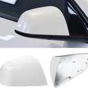 Jaronx Compatible with Tesla Model Y Side Mirror Cover Replacement 2020 2021 2022 2023 2024, Right Passenger Pearl White Door Rearview Mirror Cover Caps, for Tesla Model Y Accessories