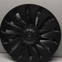 Tesla Model Y 19" Wheel Covers - Matte Black ABS Hubcaps with Rim Protectors | Compatible with 2021-2024 Model Y, not Compatible with Tesla Y Juniper 2026
