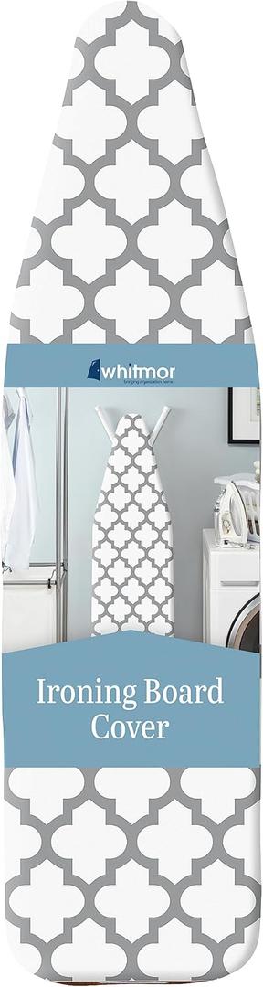 Whitmor Deluxe Ironing Board Cover and Pad (Ironing board not included) - Medallion Grey (Medallian Gray)