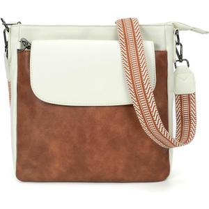 Anti Theft Crossbody Bags for Women, Travel Purses with Adjustable Strap Leather Shoulder Bag Handbag