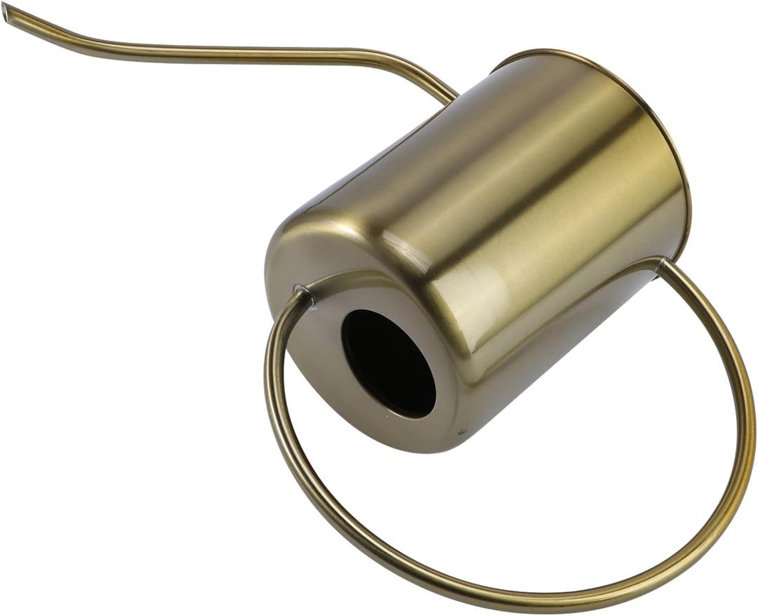 1pc Brass Watering Can Removable Spray Spout Stainless Steel Long Spout Leakproof Home Kettle