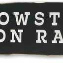 Yellowstone TV Show Dutton Ranch Horizontal Wood Wall Decor - Large Yellowstone Dutton Ranch Sign