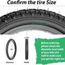 MOHEGIA Kids Bike Tire: 12.5/14/16/20 x2.125 Inch Folding Replacement Bicycle Tire,Compatible with BMX, MTB and Children Racing