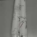 2 x Peel and Stick Wallpaper Black and White Contact Paper Floral Bird Wallpaper Boho Removable Wallpaper Decorative Self Adhesive Wallpaper Contact Paper for Cabinets Wall Paper 17.3" x 118"