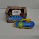 Green Toys Submarine Yellow and Ferry Boat Bundle