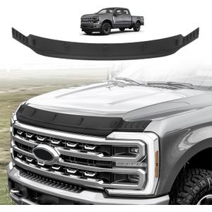 TripleAliners Hood Deflector Protector Compatible with 2023 2024 2025 2026 Ford Super Duty F250/F350/F450 Accessories Hood Protector TPE Bug Deflector Shield Replacement