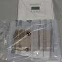 Digital Timed Lock Box, Medicine Locker, Phone Jail Timer, Clear Lock Box, Locking Time Snack Container with 2 Modes, 3.6 Gallons, Kitchen Clear Lockable Safe Box, 11.9x 9.3x 7.6 in, White