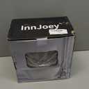 InnJoey Bathroom Set, 10PC Bathroom Accessory Set, Black Bathroom Accessories, Black and Gold Bathroom Set with Trash Can, Soap Dispensers