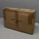 6.6ft Round Backdrop Stand and Cameo Brown Covers 1 Stable Balloon Arch Stand with Base and 1 Polyster Circle Arch Cover Metal Wedding Arch Backdrop Stand Frame for Party Baby Shower Garden Decoration