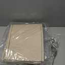 Drum Lampshades Set of 2, Medium Fabric Lamp shades for Table Lamps, Floor Lamps, Beige Linen Lamp shades 11.6" Top x 12.6" Bottom x 9.8" High Spider Fitter, Replacement Lampshades, Assembly Required
