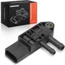 A-Premium Differential Pressure Sensor [3 Pins] Compatible with Volkswagen Jetta 2010-2015, Passat 2012-2015, Golf 2010-2014, Beetle & Audi A4, A4 allroad, A4 Quattro, A5, A5 Quattro, allroad, 2.0L