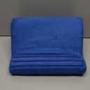 BZVV Soft Tablet Stand Pillow with Pocket,Adjustable 3 Viewing Angle,Lazy Holder for Bed Sofa,Compatible with iPads Tablets eReaders Smartphones Books Magazines (Blue)