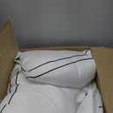 Premium Pillows King Size Set of 2, Fluffy and Supportive 7D Down Alternative Bed Pillows, Luxury Soft Hotel Quality Gusseted Pillow for Side Back Stomach Sleepers, Relief Neck Head and Shoulder Pain