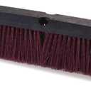 SPARTA Flo-Pac Plastic Heavy Sweep with Stiff Bristles for Cleaning, 24 Inches, Black